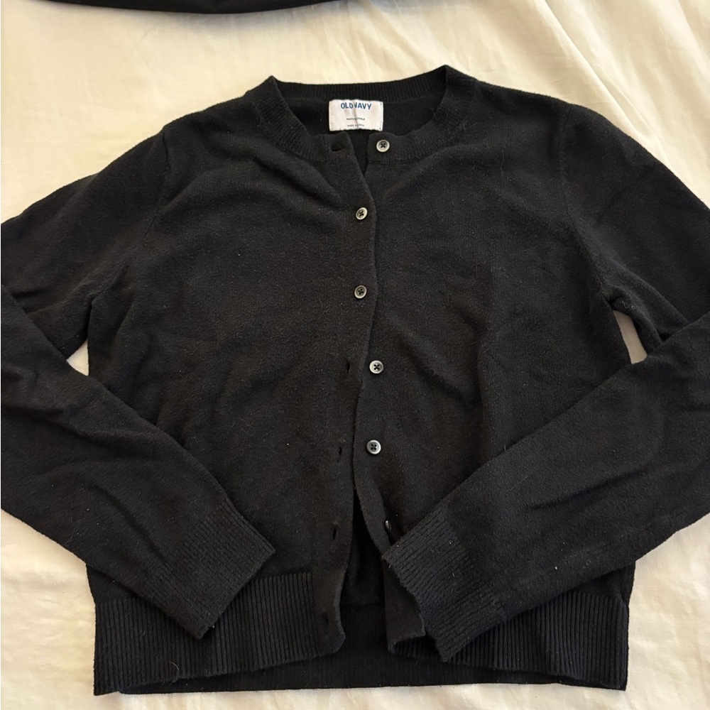 Old Navy Black Knit Cardigan